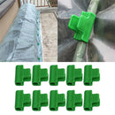 Set Of 80 Durable Plastic Greenhouse Film Clamps Sunshade Net Hoop Clips