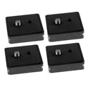 4Pcs Camera Tripods Quick Release Plate Connector for Weifeng Tripod 40x42mm