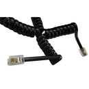 Replacement Handset Wire Curved Line Receiver Telephone Cable Office Durable