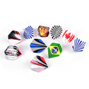 60pcs/lot dart flights in 20 kinds of patterns darts fin feather accessory JR