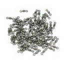 100x High Quality Link Fishing Soild Rings Swivels Connectors for Sea Coarse Hot