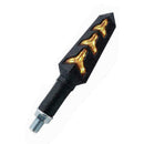 Amber Motorcycle Turn Signals LED Lamp Tail Light Blinker Stop Brake I9T5 X U4Z6