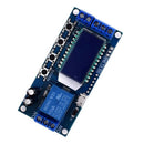 Micro Usb Digital Lcd Display Time Delay Relay Module Dc 6-30V Control Mult