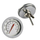 Stainless Steel Barbecue BBQ Smoker Grill Thermometer Temperature Gauge TooS Hn