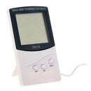 3 lines LCD display Indoor and outdoor thermometer with hygrometer E6N7