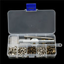 120pcs/setLeatherCraft Repair Double Cap Rivets Tubular Metal Stud Fixing ToolM&
