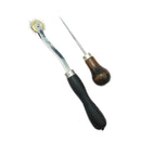 Leather Awl Tool Craft Sewing Stroke Marking Wheel And Lifting Cone Combi JRG