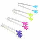 Set of 4 mini silicone and stainless steel multifunctional kitchen tongs fo X4H7