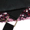 3pcs/set Sequin School Backpack Women Rabbit Ear Rucksack Purse Bags (Pink)