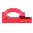 Bicycle Front Derailleur Clamp Aluminum Conversion Seat Adapter(Red)