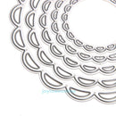 5pcs Circle Metal Cutting Dies Embossing Stencil DIY Scrapbook Paper Cards Decor