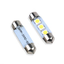 20x 36mm CANBUS Error Free 3 LED 5050 SMD 6418 C5W License Plate Dome Light Bulb