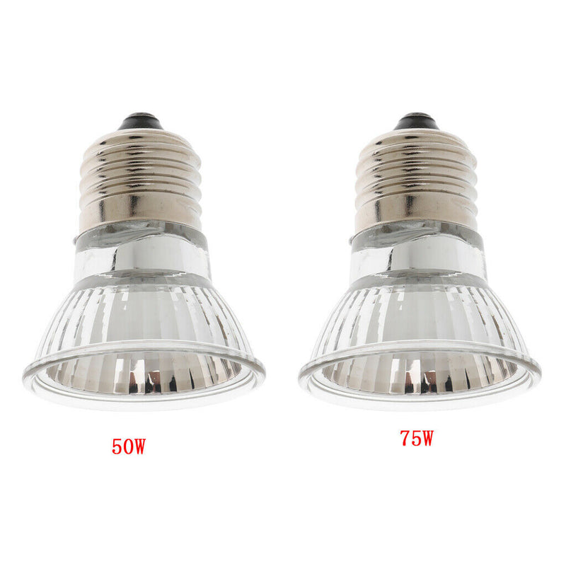 50W UVB Light UVA Bulb Halogen Basking Bulb, 220-240V Reptilian Lamp Lizard Lamp
