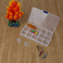 15 Slots Transparent Plastic Fishing Lure Box Fishing Tackle Storage Box