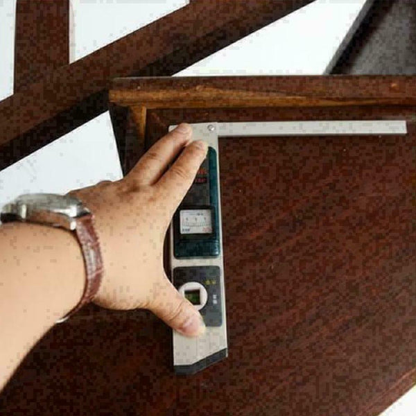 Electronic Protractor Ruler Digital Goniometer Angle Mat J7L1 Gauge Miter F L4W2