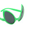 Novelty Alien Party Glasses Fancy Dress Costume Green Frame Gray Lens