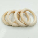10 pcs Natural Wooden Ring Jewelry Making Unfinished DIY crafts 70 mm C8X8