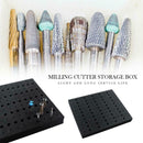 Router Bit Storage Tray Toolbox 11x13 inch 110 Bits 60x 1/4" & 50x 1/2"