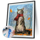 DIY Digital Painting By Numbers Kit Cat Canvas Picture Home Living Room Art