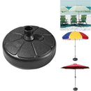 38cm Patio Umbrella Base Stand Heavy Duty Holder Outdoor Market Yard Beach J5F4