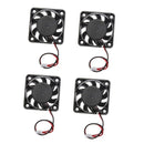 4pcs DC Mini Desktop Cooling Fan Radiator Cooler Silent Fan For Desktop Case