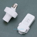 E27 10M Wireless Remote Control Screw Light Lamp Bulb Holder Cap Socket Switch