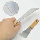 Stainless Scraper Putty  Wood Handle drywall Finishing Plaster Scraping Tool