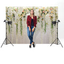 European Wedding Flowers Background Cloth Studio Decor Photography Backdrop