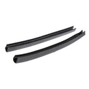 2Pcs Skateboard Longboard Nose Guard Guard Edge Protection Rubber Strip Black
