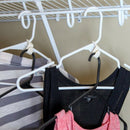30Pcs/Set Anti-Slip Mini Hanger Save Space Hooks Connection Easy Hook Close N5D7