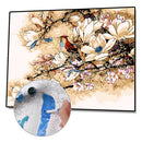 Painting By Numbers Kit DIY Flower Bird Hand Painted Canvas Oil Art Picture