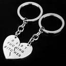 Top  Pendant Keyring Keyfob Keychain Gifts New Party Best Friend Best Bitches