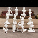 Yoga Posture Statue Desktop Decoration Crafts Wedding Gifts Display Decor 01