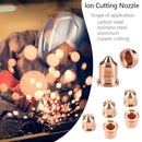 5pcs 220816 Metal Plasma Cutter Consumables Tip Nozzle Electrode Nozzle