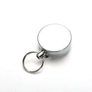 1x Retractable Key Chain Steel Full Metal Recoil Ring Belt Clip Pull Key Best LJ