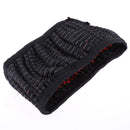Ice Silk Universal DIY Car Steering Wheel Cover Protector Case Elastic Black New