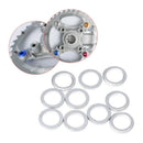 10Pcs Bicycle Chain Wheel 2mm Screw Washer Aluminum Spacer Double Change Single
