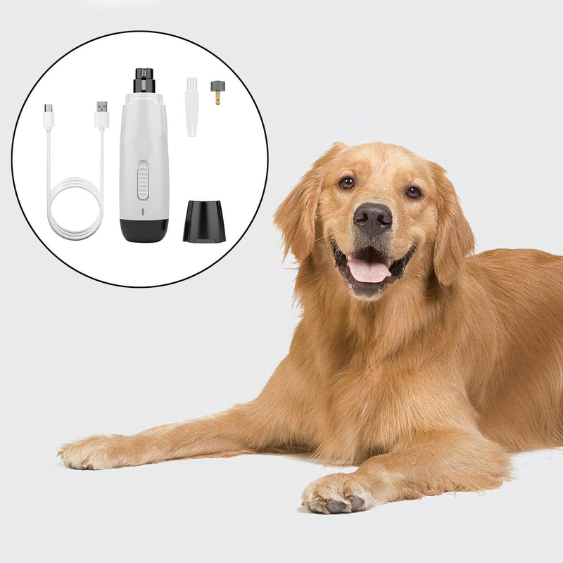 Electric Pet Nail Grinder Claw Paw Trimmer Clipper for All size Cat Dog