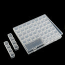 56 Compartments Jewelry Storage Box Nail Art Rhinestone Organizer Container Case