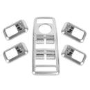 Matt Chrome Door Window Switch Panel Cover Car Stylings Trim For Mercedes C H5I6