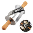 Stainless Steel Rolling Cutter Making Croissant Bread Wheel Dough Pastry Knif@