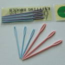 6X 7/9cm Child Plastic Sewing Cross Stitch Seamed Knitting Wool Weave Needle  3C