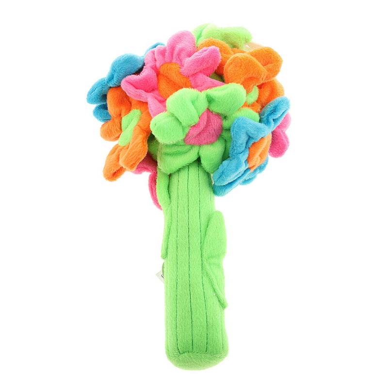 Pet Puppy Chew Bite Squeaker Squeaky Plush Dog Toys Hyacinth Flower Shape