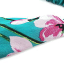 Girl 1Pc Printed Wide-Brimmed New Floral Stretch Flower Ribbon Elastic Bow  D4Z2