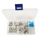 6.3Mm Wire Connectors Assorted Kit Crimp Female/Male Spade Terminals With T H4N8