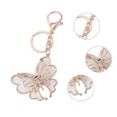 Creative Zinc Alloy Rhinestone Keychain Crystal Purse Bag Key Chain Ring