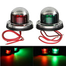 2X LED Bow Navigation Light Red Green Sailing Signal Light for Marine Boat Y Hn