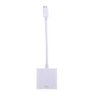 Type C USB 3.1 Male to DVI 1080P Portable Extended Power Adapter Cable