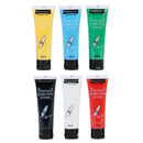 6 Colors Tube Acrylic Paint Set Pigment Art Painting