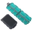 Fishing Lures Box Storage Fish Accessory Bait Tackle Plastic Compartment KitBX